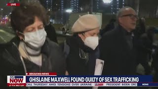 Ghislaine Maxwells family leaves court following guilty verdict  LiveNOW from FOX [upl. by Yerxa]