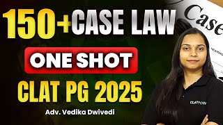 150 Landmark Cases for CLAT PG 202526  Important judgement for CLAT PG LLM Exam by CLAT POINT PG [upl. by Nairehs8]