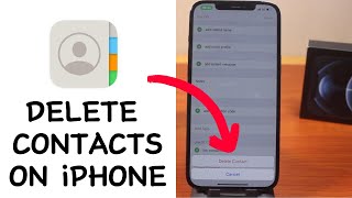 How to Delete Contacts on iPhone [upl. by Whitcomb]