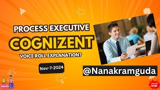 full details for process executive role in cognizant at nanakramguda in hyderabad videos jobs [upl. by Dahsar]