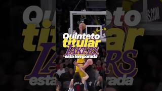 ¡El quinteto TITULAR de los LAKERS [upl. by Dwan]