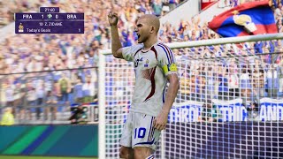 Zidane Goal Henry Assist  2006 FIFA World Cup France vs Brazil  eFootball PES 2021 PS5 [upl. by Aihsatsan999]