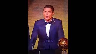 RONALDO DID SUIII AT BALLONDOR CEREMONY🔥🐐cristiano championsleague REALMADRID FYP CRISTIANO [upl. by Donna389]