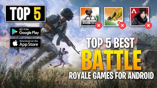 Top 5 Battle Royale Games For Mobile Like PUBG amp FREE FIRE [upl. by Eentirb]