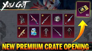 😍NEW PREMIUM CRATE OPENING  BGMI amp PUBG  FREE UPGRADE MINI14 SCAM 😭 ParasOfficialYT [upl. by Lynda597]