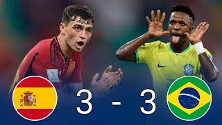 Highlights Brazil vs Spain 33 Friendly Match 2023 Highlights amp Goals  1080p [upl. by Elita]