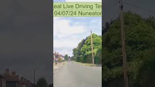 Real UK Driving Test Dashcam Footage Nuneaton drivingtest dashcam [upl. by Voltmer]