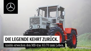 Die Legende kehrt zurück Azubis erwecken den MBtrac 6570 zum Leben [upl. by Hokanson]