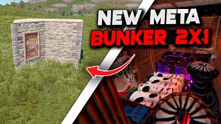 NEW META BUNKER 2X1 In Rust 2024  Rust Base Design [upl. by Nils]