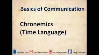 Cronemics  Time Language [upl. by Silvers687]