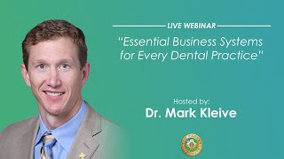 Pankey Webinar Essential Business Systems for Every Dental Practice [upl. by Lester]