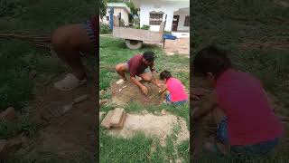 planting appletree on my cutepai daughter khyatis birthday nature love [upl. by Anegue]