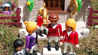 Playmobil Reiterhof  das Reitturnier  Pferde Hof Bauernhof  wer gewinnt Film 15 4K [upl. by Carolina]