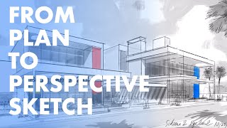 How To Draw A Room with One Point Perspective [upl. by Atekan]