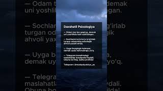 Daxshatli Psixologiya psixologiyasirlari psixologiya [upl. by Hplar]