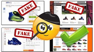 How to Avoid Fake Football Boots amp Soccer Cleat Websites [upl. by Annahsed]