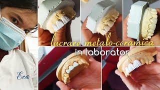 CUM SE FACE O LUCRARE METALOCERAMICA IN LABORATORUL DE TEHNICA DENTARA [upl. by Notna501]