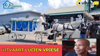 Uitvaart Lucien Vriese quot Nyan Faroquot te Naks vervolgens met de koets richting crematorium [upl. by Adnimra]