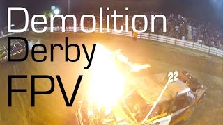 Demolition Derby FPV Aerial Video  RCTESTFLIGHT [upl. by Forrester656]