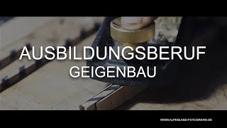 Geigenbauer  Geigenbauerin  Ausbildung und Beruf [upl. by Taber]