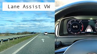 Lane Assist на автомобілях VW Skoda Seat  як працює ⁉️ [upl. by Aliam278]