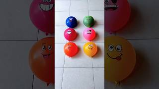 Emoticon Balloons Popping Reverse Video Asmr [upl. by Yanal]