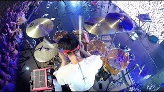 Sinking Deep Live  Drums  Hillsong Young and Free  YampF [upl. by Tayyebeb]