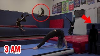 DONT DO GYMNASTICS AT 3AM SCARY [upl. by Aneed]