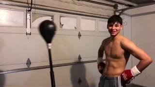 Ryan Garcia demonstrates how to use the cobra bag 🔥 [upl. by Stretch]