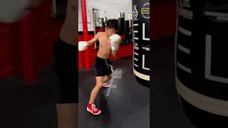 World Champ Junto Nakatani Skills on Heavy Bag juntonakatani nakatani boxing [upl. by Airtened]