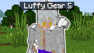 Je Suis Devenu Luffy Gear 5 Dans Minecraft [upl. by Annaira]