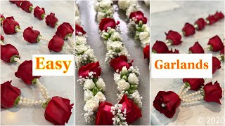 Wedding Garlands  Fresh Roses 🌹 learn How to make it [upl. by Eneres244]