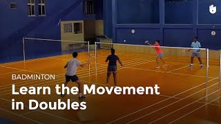 Drill Learn the Movement in Doubles  Badminton [upl. by Aisereht]