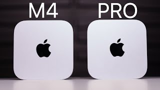 Mac mini M4 vs M4 Pro  Unboxing Comparison Benchmarks amp Review [upl. by Harifaz785]