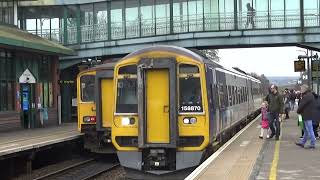 MEADOWHALL TRAIN STATION 15022024 [upl. by Larret]