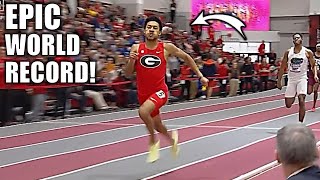 NEW WORLD RECORD The Fastest 400 Meters Ever Run  Christopher Morales Williams  2024 SEC Final [upl. by Aibara]