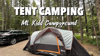 A Relaxing Camping Experience  Mt Kidd RV Park Campground  Tent Camping [upl. by Bergquist]