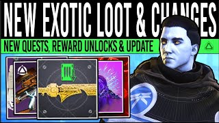 Destiny 2 NEW EXOTIC LOOT amp PATCH CHANGES Ergo Sum CATALYST Facet NERF Changes amp More 18 June [upl. by Trembly470]