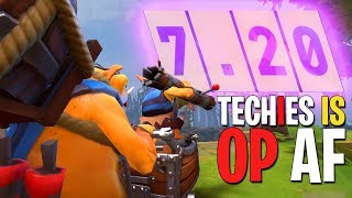 Techies in 720 is OP AF  DotA 2 [upl. by Yelsehc775]