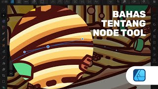 BELAJAR NODE TOOL DI AFFINITY DESIGNER IPAD [upl. by Naleek]