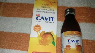 CAVIT SUSPENSION CALCIUM SYRUP USE FULL HINDI REVIEW [upl. by Paulina]