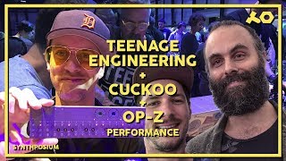 I met with teenage engineering and Cuckoo OPZ live performance  Synthposium [upl. by Iruy984]