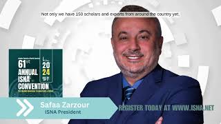 Safaa Zarzour Welcomes You to the ISNA Convention [upl. by Kordula592]