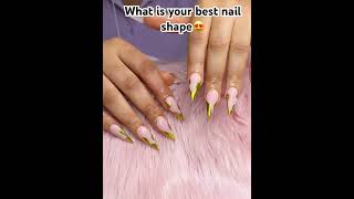 My favorite nail shape nailstyle nailsart nailsinspiration [upl. by Eibba]