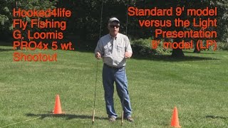 G Loomis 9 5 wt PRO4x Shootout the LP vs the standard rod [upl. by Eniledam51]