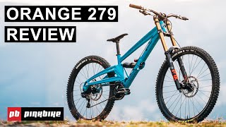 Single Pivot Simplicity Orange 279  DH Review [upl. by Litnahs]