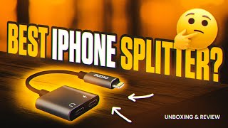 Best Iphone Splitter 2023  ChargingAudio Splitter  DUDAO L14 Splitter 2 in 1 Dual Lightning Port [upl. by Almeeta382]