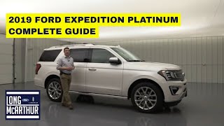 2019 FORD EXPEDITION PLATINUM COMPLETE GUIDE STANDARD AND OPTIONAL EQUIPMENT [upl. by Dajma447]