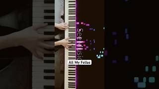 All My Fellas  piano  allmyfellas pianocover [upl. by Esirtal]