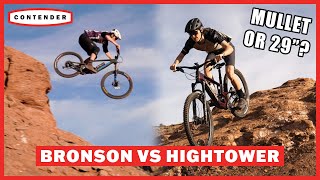 Santa Cruz Bronson VS Hightower  Ride Review  Contender Bicycles [upl. by Inuat]